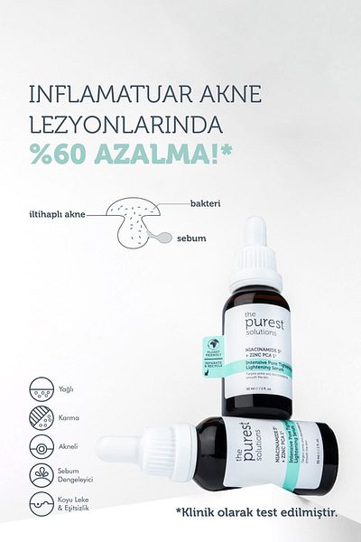 The Purest Solutions Niacinamide Short and Long Term Nourishing Skin Care Serum - Blackspot Prevention 30 ML DEMBA4385