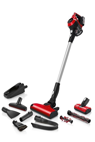 Bosch Kırmızı Bbs61pet2 Dikey Şarjlı Süpürge