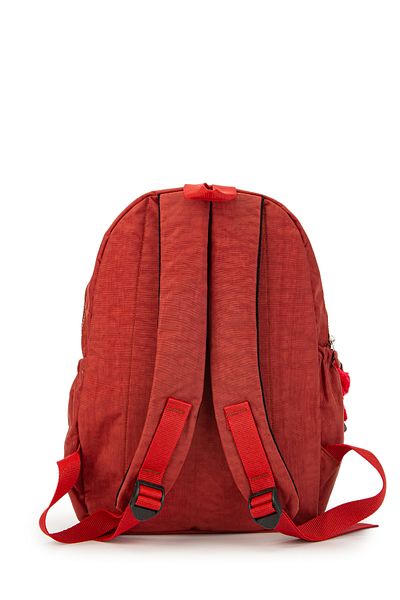 minebag Diana Unisex Red Backpack - Αδιάβροχο ύφασμα κλίνκερ