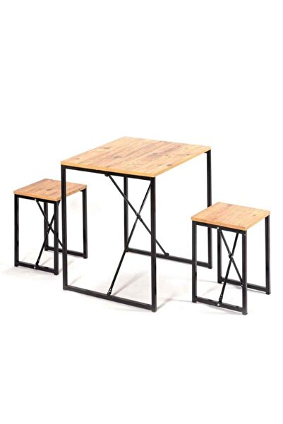 eportatif Mutfak Tabure Mutfak Masa Takımı 2 Kişilik 1020