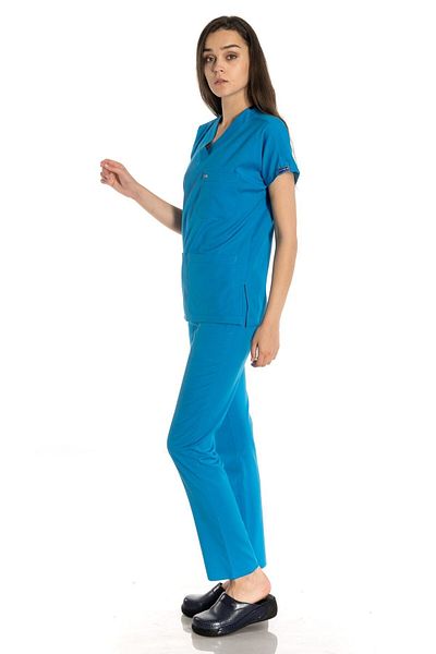 TIPMOD Petrol Green Unisex Bat Sleeve Lycra Doctor/Nurse Jersey