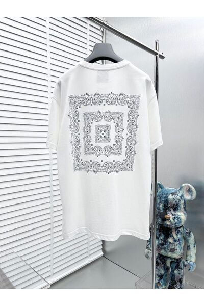 Massgai Unisex Oversize kroj d T-shirt - Leđa Sa deznom, 100% pamuk