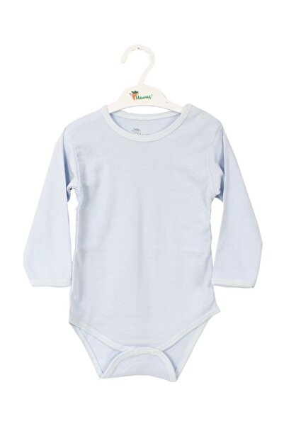Havuç Long Sleeve Cotton Baby Bodysuit - Snap Design