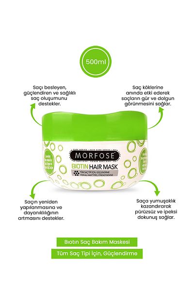 Morfose Hair Mask Biotin 500 ml