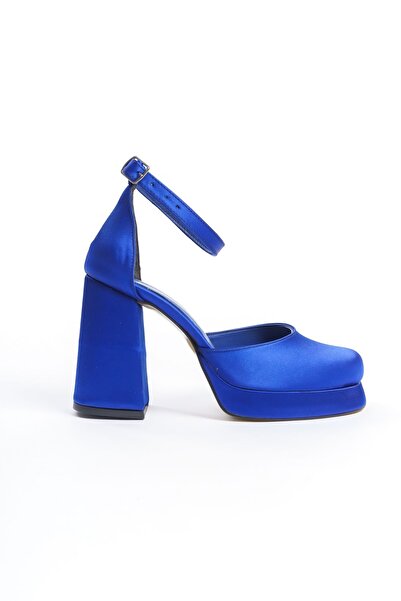 Shoesers Жіночі туфлі на підборах з атласної тканини спеціального дизайну (форми вдвічі менші за розміром).