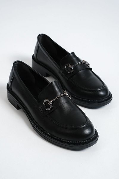 Shoesers Ежедневни дамски кожени мокасини с катарама и мокасини