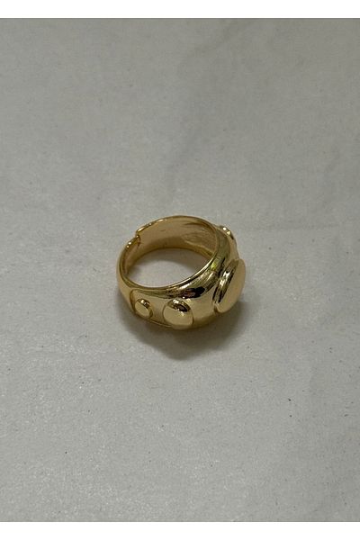 KİLİGİSTANBUL Bonni Ring - 1.50 Cm Wide