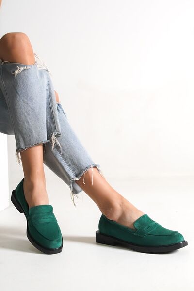 Shoesers Жіночі мокасини з бантом Замшеві мокасини повсякденне взуття CAST 1 NUMBER STRONGER