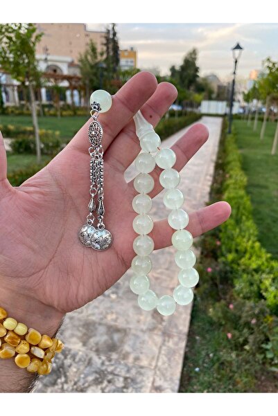 izmirpazarı Tesbih Kedi Gözü 17li Efe Boy Fosforlu