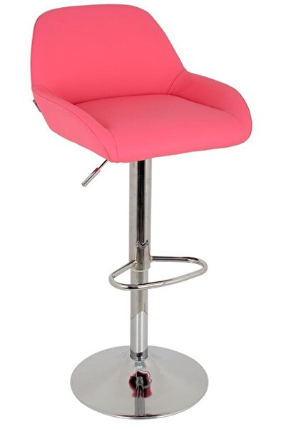 Bürocci Texas Bar Taburesi - Pembe Deri - 9506s0120