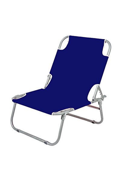 eportatif Modern Katlanır Portatif Sandalye Şezlong - Kamp Sandalyesi Mavi 12...