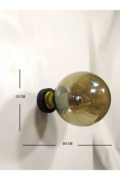 ekiLamp Corridor Bathroom Kitchen Ceiling Lighting Smoked Glass