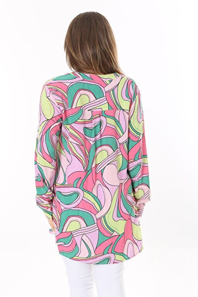 Şans Țesătură colorată din viscoză în interior, tunică cu fante laterale 65N37789