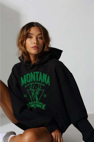NEW MODA Montana Printed Sweatshirt
