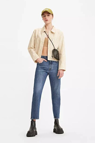 Levi's 501 Cotton Regular Fit Cropped Jeans JEANS A7739