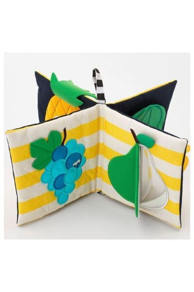 IKEA Bebek Oyun Kitabı Meridyendukkan Çok Renkli Farklı Motifler Bebek Oyuncak