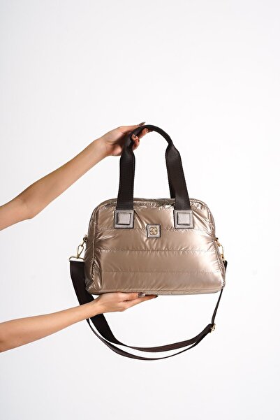 Shoesers Geantă de umăr pentru braț gonflabil de zi cu parașuta pentru femei