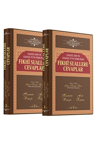 Genel Markalar Fıkhı Suallere Cevaplar 2 Cilt Takım (ciltli 2.hamur)