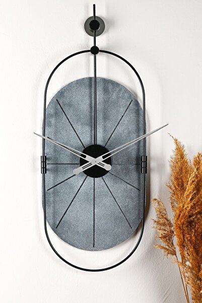 Muyika Design Muyika  Senator Gümüş Dekoratif Hand Made Renkli Sessiz Mekaniz...