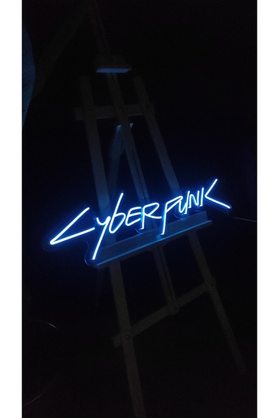 vinyuup Cyberpunk - Dekoratif Duvar Aydınlatması Neon Led Yazı Kişisel Odası ...