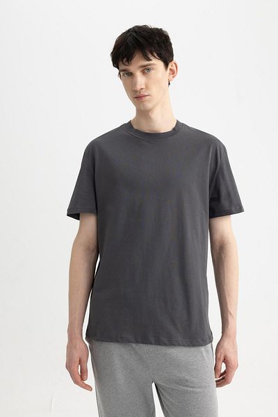 DeFacto Νέο κοντομάνικο μπλουζάκι Regular Fit Crew Neck 100% βαμβακερό - V7699AZ24SP