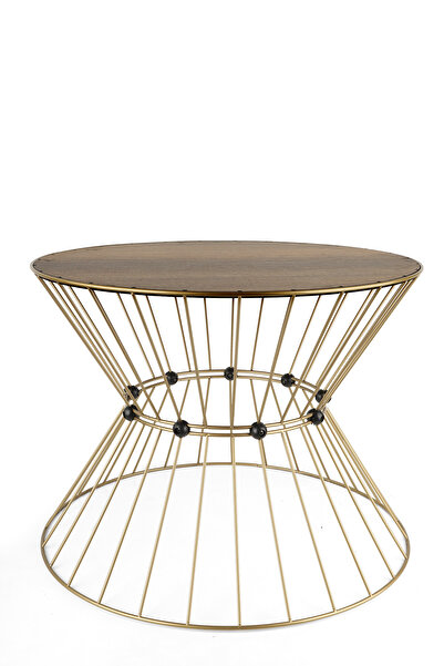 Begüsa Solina Orta Sehpa Eskitme Ceviz Ahşap