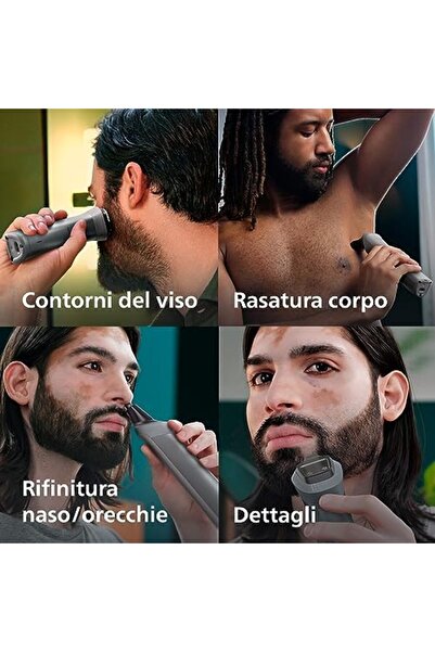 Philips Series 5000 Hepsi Bir Arada Düzeltici, yüz, baş ve vücut için 12'si 1 arada MG5950/15