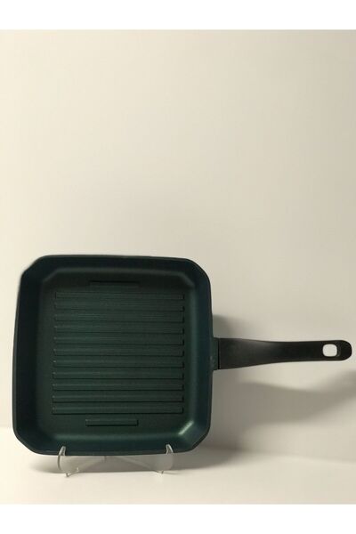 Peramari Elit Alüminyum Döküm Kare Gril Tava 26X26 Cm Yeşil