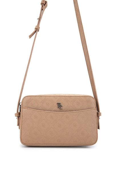 Tamer Tanca Beige Vegan Women's Messenger Bag