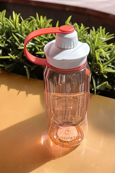 YDGR Ποικιλία φιαλών νερού 1000 ml - Περιστρεφόμενο καπάκι, ελαφρύ με λουράκι δακτύλου χρήσης και αναδευτήρα