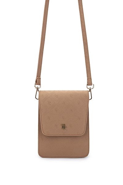 Tamer Tanca Beige Vegan Women's Messenger Bag