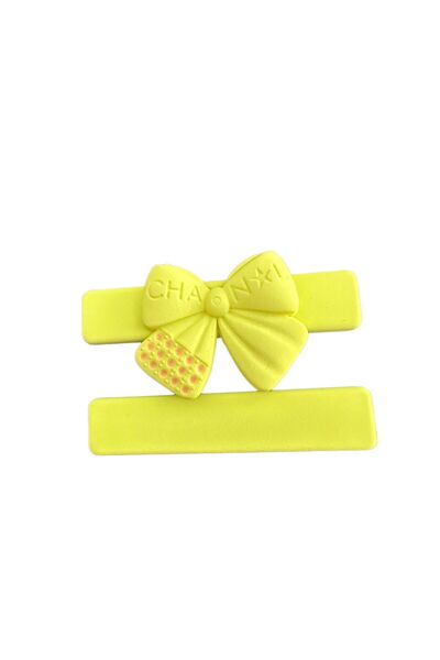 Karlay 2-Piece Neon Ribbon Clip Buckle Set for Child
