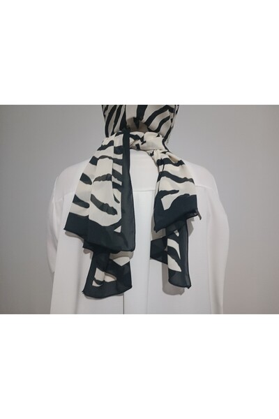 Minelli М'який шарф із візерунком «Зібра»