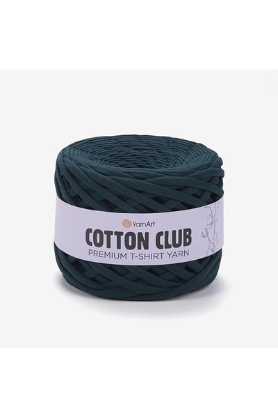 Yarnart Cotton Club - Χτενισμένο Βαμβακερό Ύφασμα Πλεκτό Χέρι Σμαραγδένιο Πράσινο-7362