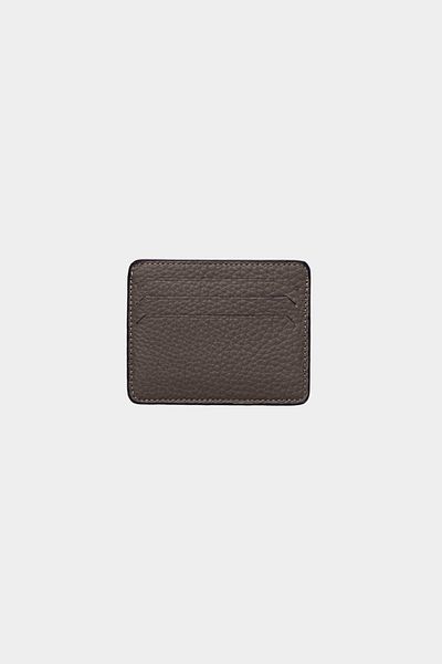 Grande Μοντέλο 0530 - Γνήσιο δέρμα, Super Slim Unisex θήκη για κάρτες, Flother Dark Mink