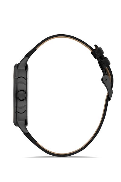 Omax Leather Men's Watches 00PR0039B002
