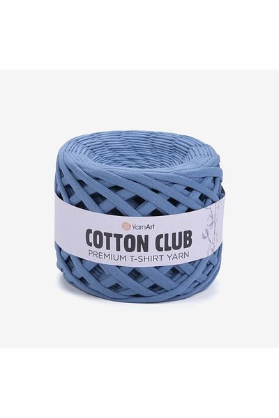 Yarnart Cotton Club - Χτενισμένο Βαμβακερό Ύφασμα Πλεκτό Χέρι Νήμα Indigo Blue-7329