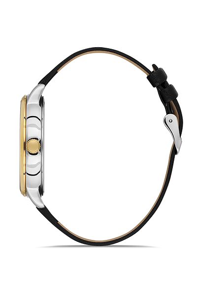 Omax Leather Men's Watches 00PR0039N008