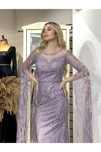 E&A Eren Abiye Tulle Detailed Grate Dress