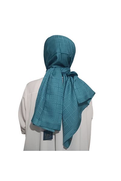 Levidor Şal jacquard albastru
