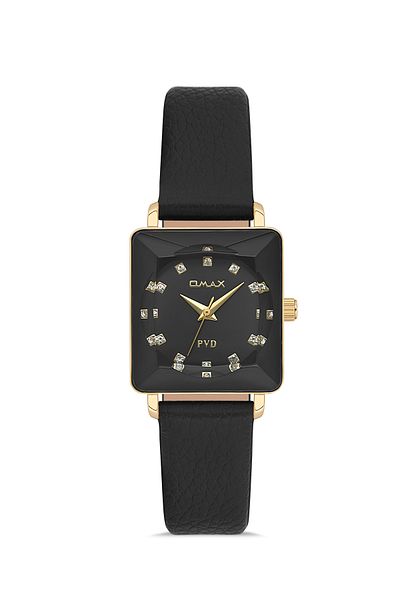 Omax Leather Women's Watches 00ZES002QB02