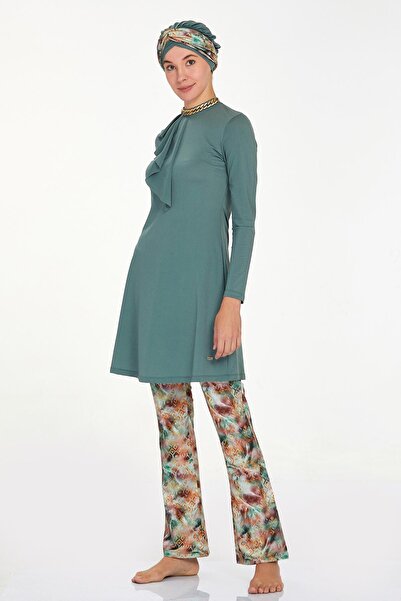 Adasea HIZLI KURUYAN MAYO KUMAŞI ŞIK TASARIM KADIN TESETTÜR MAYO