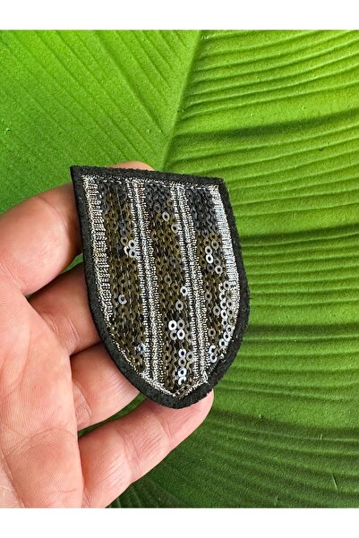 Gönülden Tasarım 7X5 CM crni šljokičasti peglanje Armadici dodatak