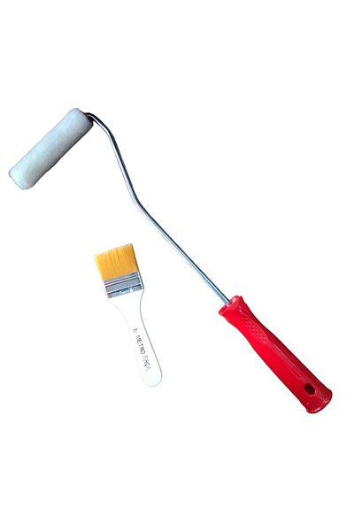 metro fırça Silk Brush No:6 - Short Hair and Velvet Roller Handle, Non-Marking