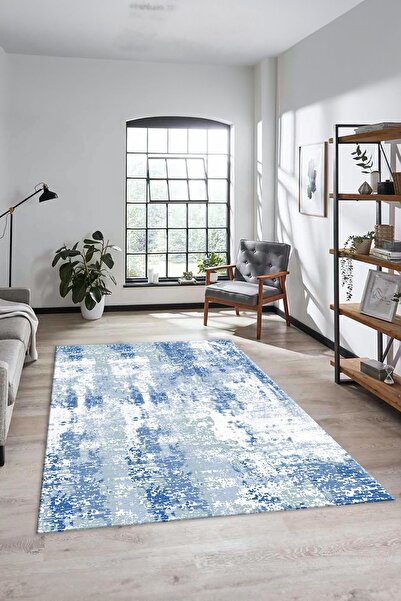 EY HOME Dijital Baskı Kaymaz Taban Yıkanabilir Sade Düz Renk Tasarım Yolluk Mutfak Salon Halısı