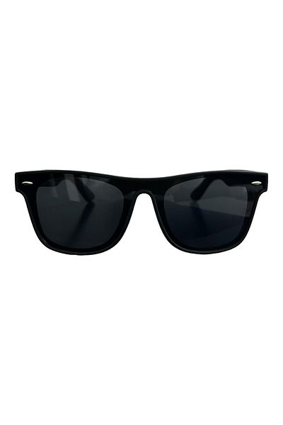 Silvio Monetti Men's Sunglasses - Black Matte UV400, Model615381