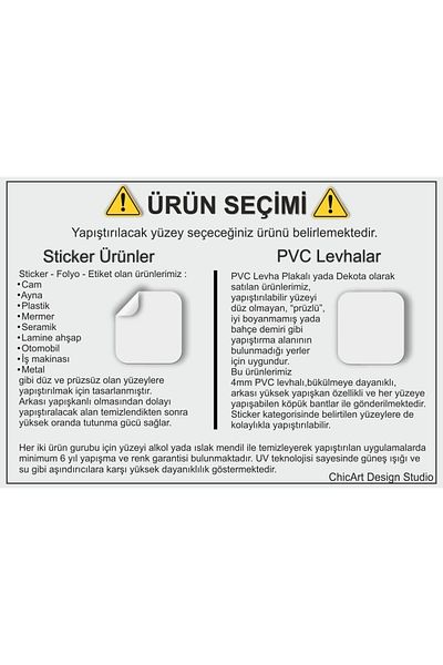 ChicArt Design Studio علامة تحذير لوحة PVC لوقوف السيارات للعملاء مع طباعة UV رقمية من Dekota مقاس 25 × 35