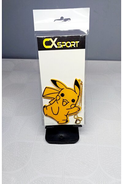 VTR AKSESUAR pleksi ayna süsü arma pıkachu sarı