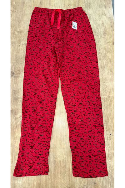 EDACAN İÇGİYİM Patterned Women's Combed Cotton Pajama Bottoms