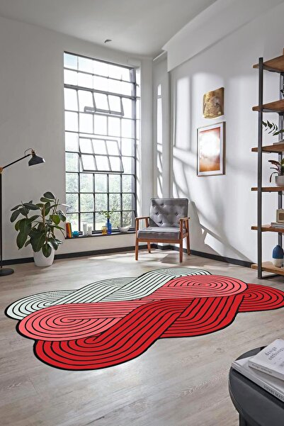 EY HOME 3D Dijital Baskılı Kaymaz Taban Yıkanabilir Lazer Kesim Mutfak Salon ...